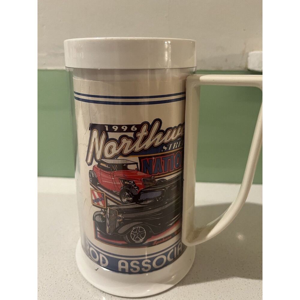 Northwest Nationals 1996 Pacific NW Street Rod Royal Crest Plastic Mug NSRA